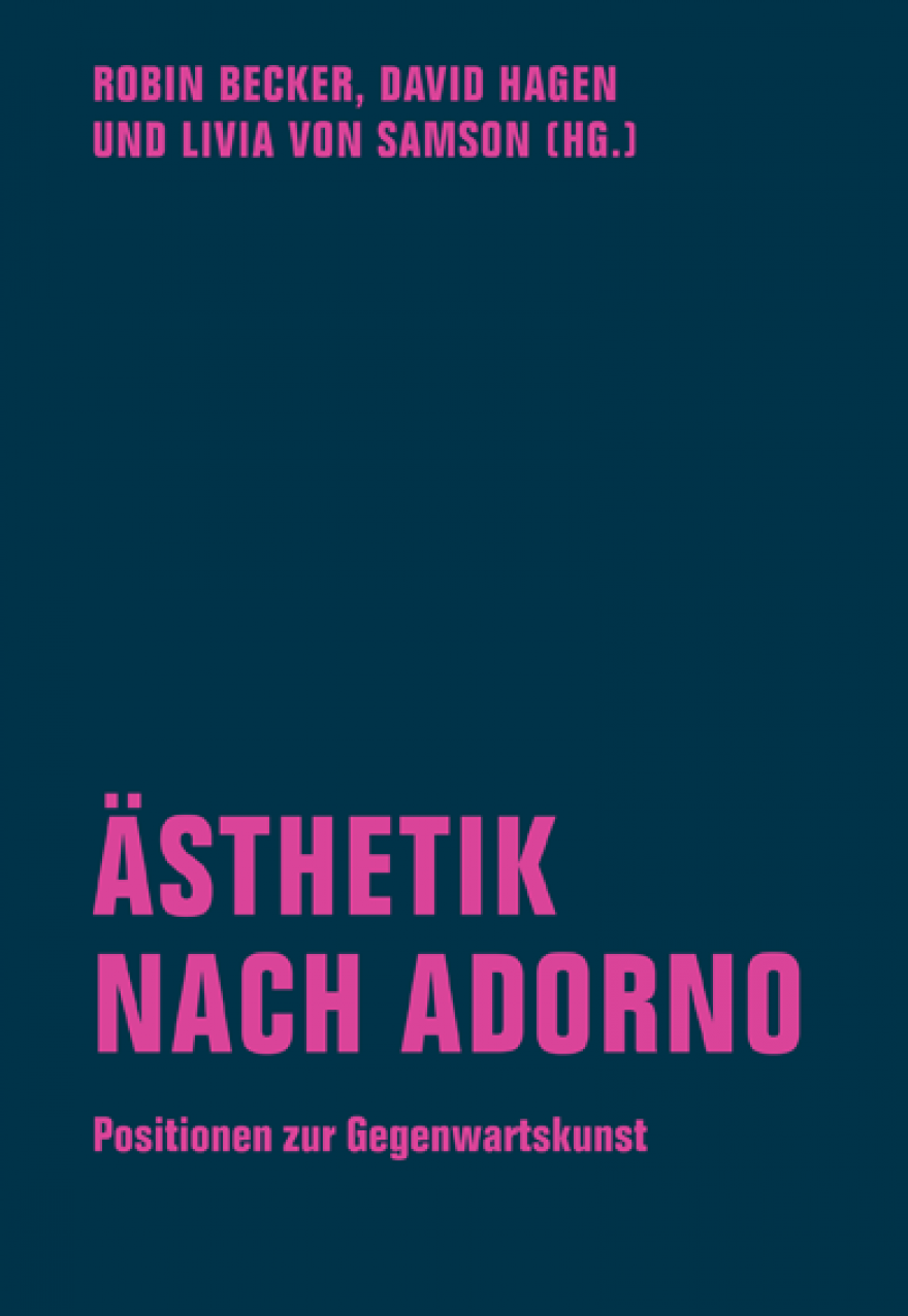 cover: Ästhetik nach Adorno