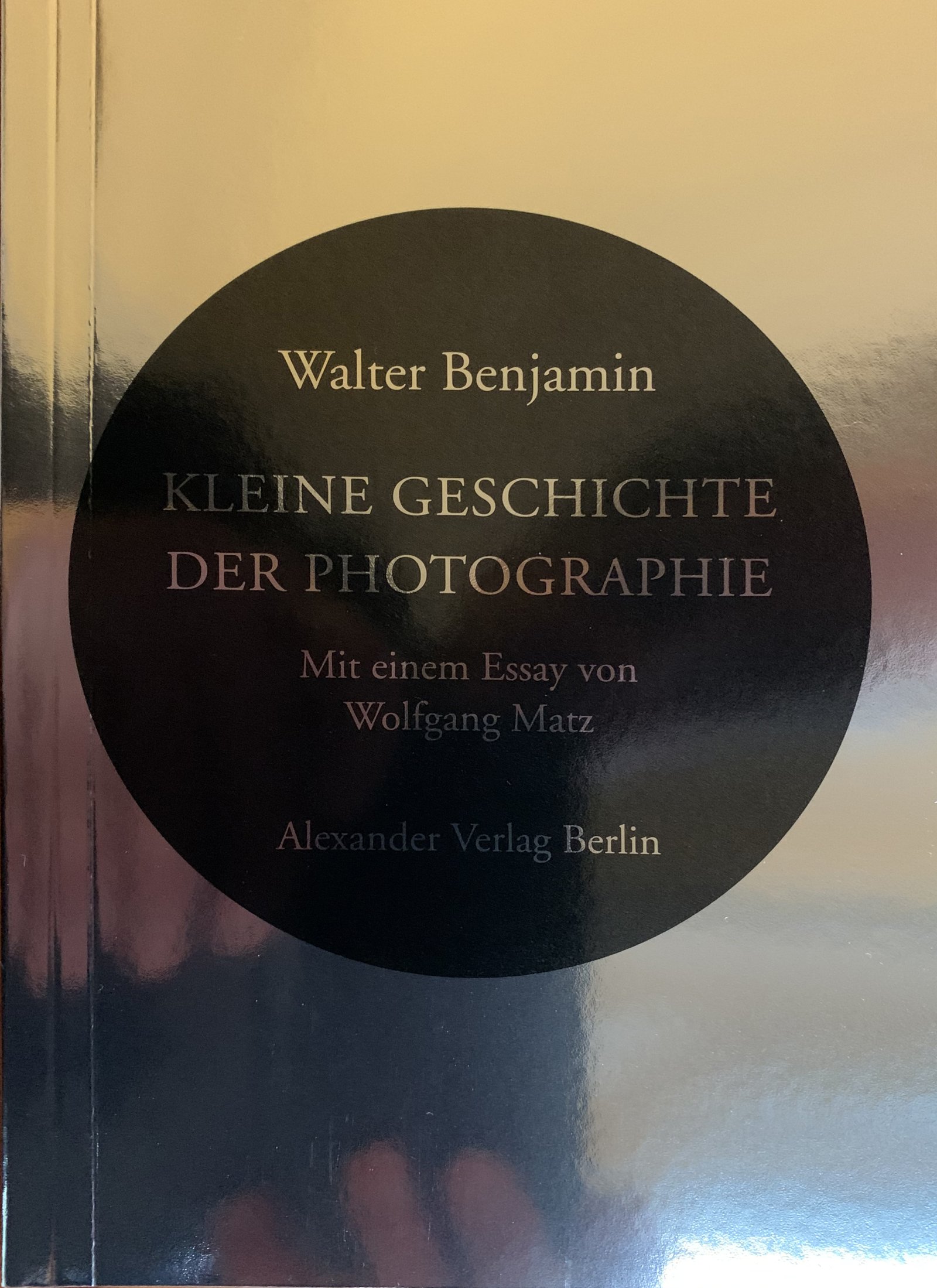 Cover: Benjamin, Kleine Geschichte der Photographie 2023